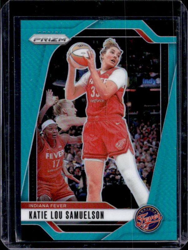 Katie Lou Samuelson 2024 Prizm WNBA #128 Teal /49 RAW