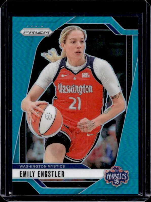 Emily Engstler 2024 Prizm WNBA #67 Teal /49 RAW
