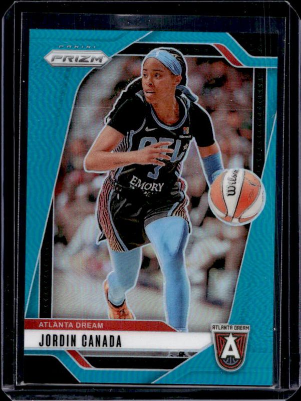 Jordin Canada 2024 Prizm WNBA #91 Teal /49 RAW
