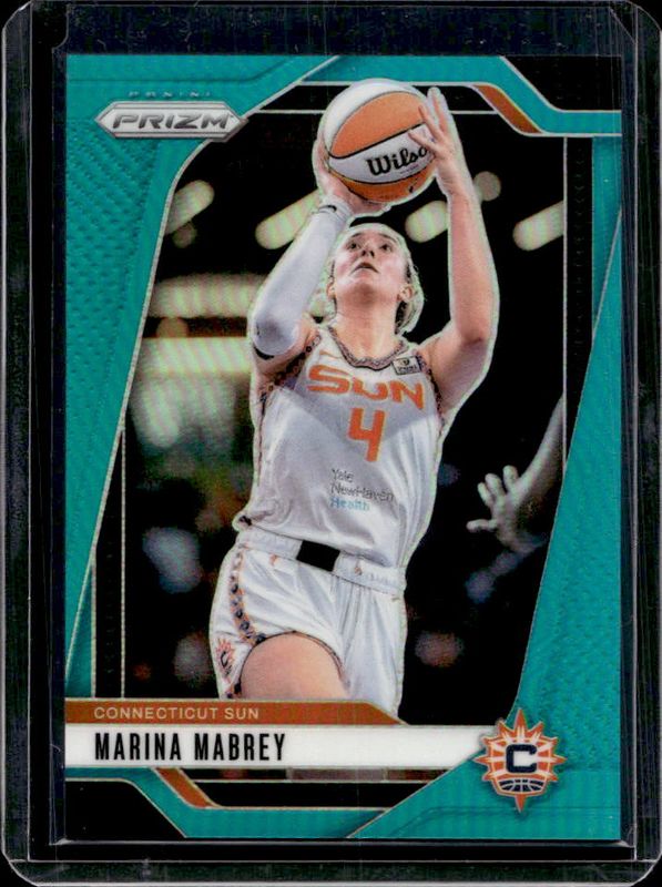 Marina Mabrey 2024 Prizm WNBA #132 Teal /49 RAW