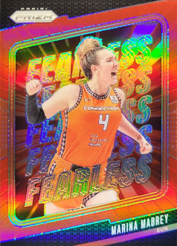 Marina Mabrey 2024 Prizm WNBA #11 Fearless - Red /99 RAW