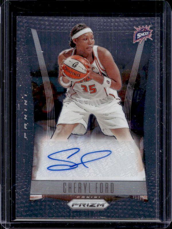 Cheryl Ford 2024 Prizm WNBA #TB-CF Throwback Signatures RAW