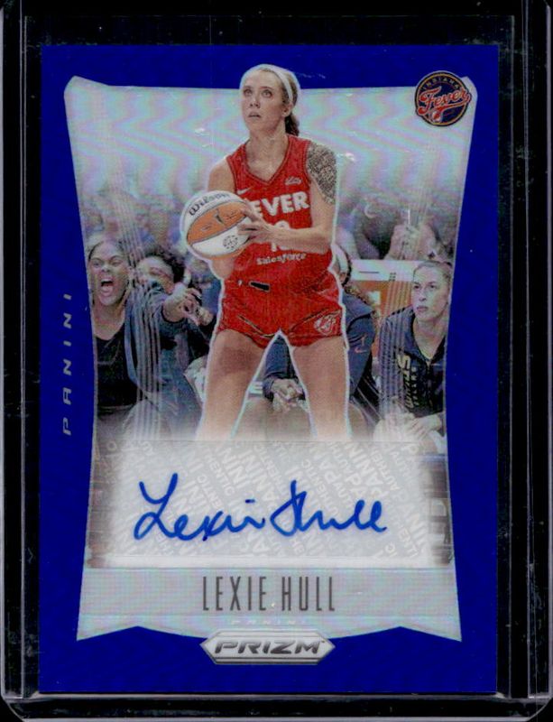 Lexie Hull 2024 Prizm WNBA #TB-LH Throwback Signatures - Blue /75 RAW