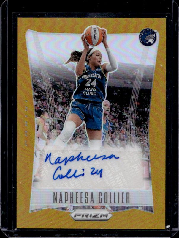Napheesa Collier 2024 Prizm WNBA #TB-NC Throwback Signatures - Gold /10 RAW