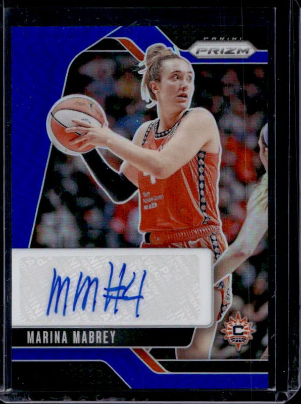 Marina Mabrey 2024 Prizm WNBA #SG-MM Signatures - Blue /75 RAW