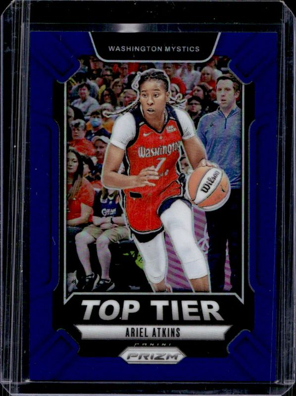 Ariel Atkins 2024 Prizm WNBA #10 Top Tier - Blue /49 RAW