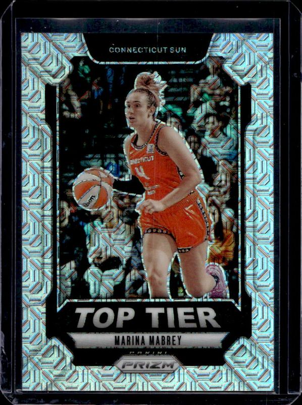 Marina Mabrey 2024 Prizm WNBA #8 Top Tier - Mojo /25 RAW