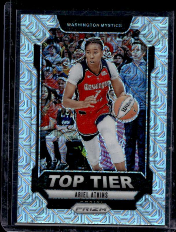 Ariel Atkins 2024 Prizm WNBA #10 Top Tier - Mojo /25 RAW