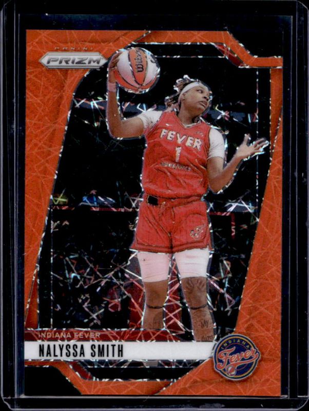 NaLyssa Smith 2024 Prizm WNBA #137 Orange Velocity Rookie RAW