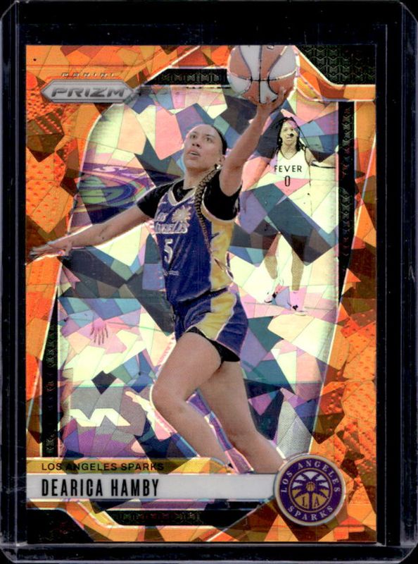 Dearica Hamby 2024 Prizm WNBA #19 Orange Ice RAW