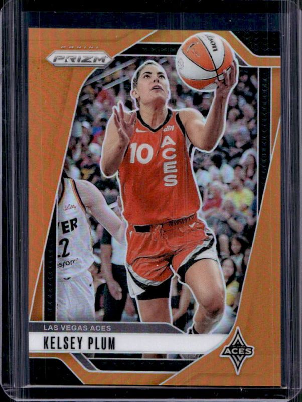 Kelsey Plum 2024 Prizm WNBA #77 Orange /99 RAW