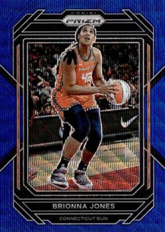 Brionna Jones 2023 Prizm WNBA #47 Blue Wave RAW