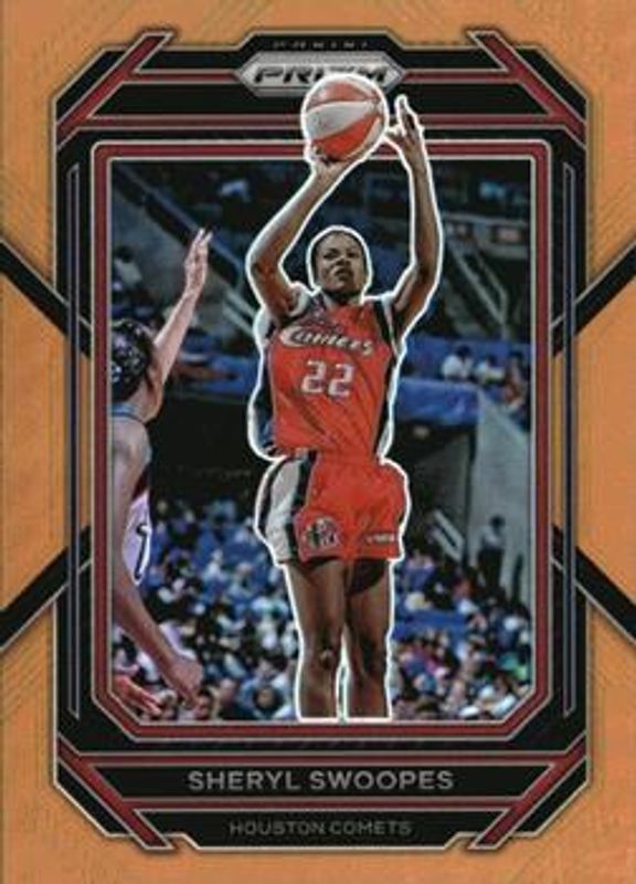 Sheryl Swoopes 2023 Prizm WNBA #100 Orange /99 RAW