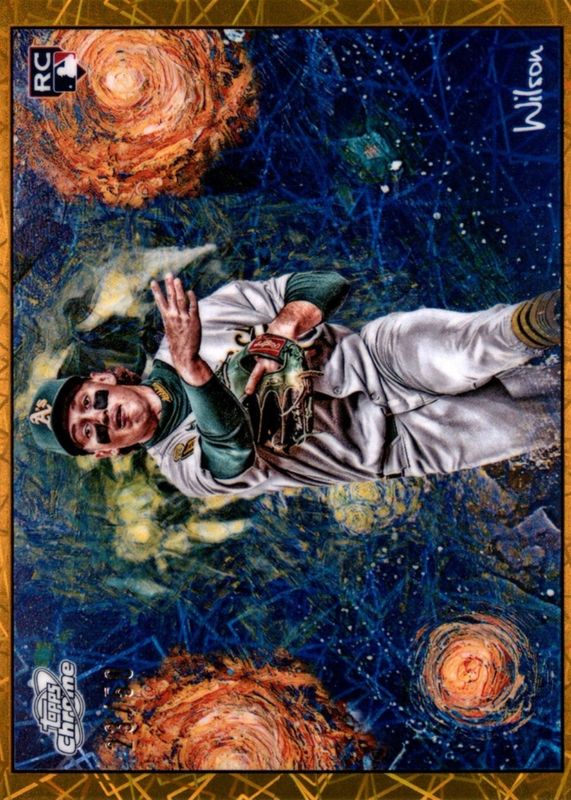 2025 Topps Cosmic Chrome #STN-1 Stars in the Night - Gold Interstellar Refractor /50