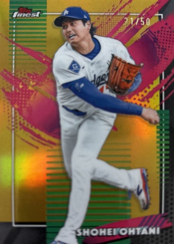 Shohei Ohtani 2026 Topps Finest #50 Common - Gold Refractor /50