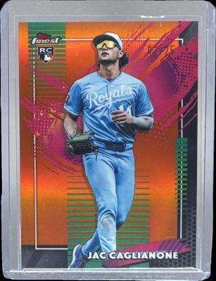 2026 Topps Finest #201 Rare - Orange Refractor /25
