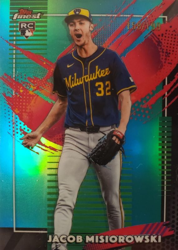 2026 Topps Finest #218 Rare - Aqua Refractor /199