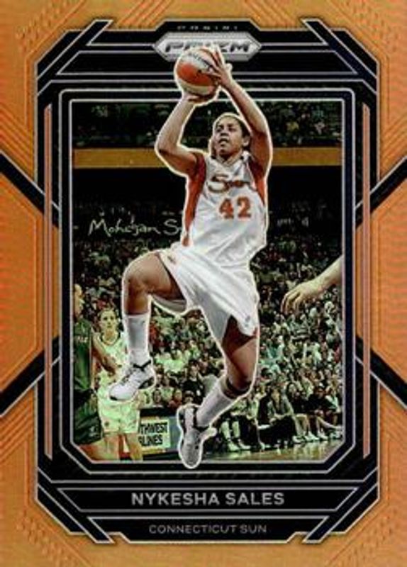 Nykesha Sales 2023 Prizm WNBA #48 Orange /99 RAW
