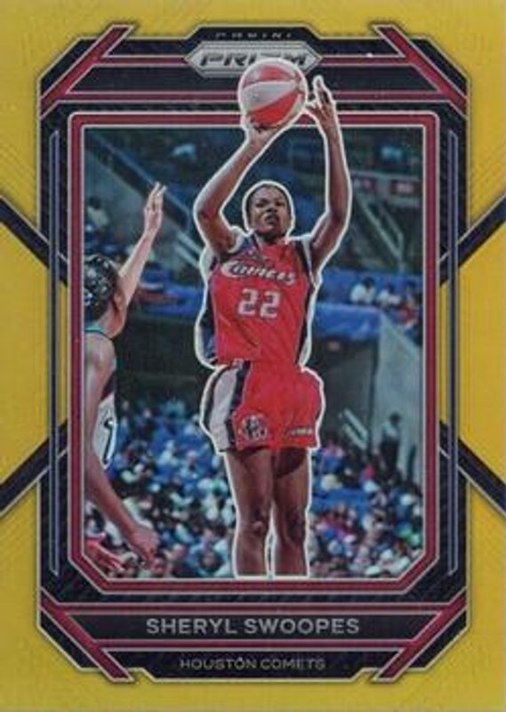 Sheryl Swoopes 2023 Prizm WNBA #100 Gold /10 RAW