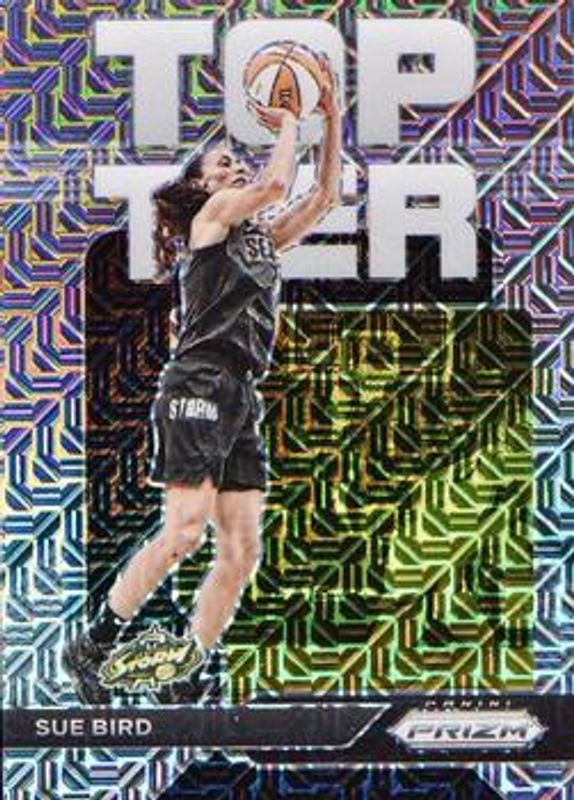 Sue Bird 2023 Prizm WNBA #11 Top Tier - Mojo /25 RAW