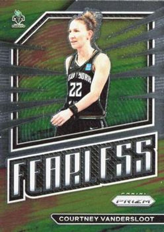 Courtney Vandersloot 2023 Prizm WNBA #3 Fearless RAW