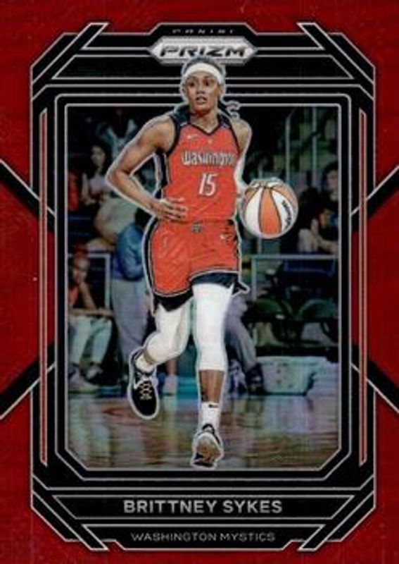 Brittney Sykes 2023 Prizm WNBA #67 Red /199 RAW