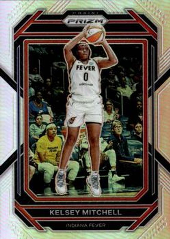 Kelsey Mitchell 2023 Prizm WNBA #123 Silver RAW