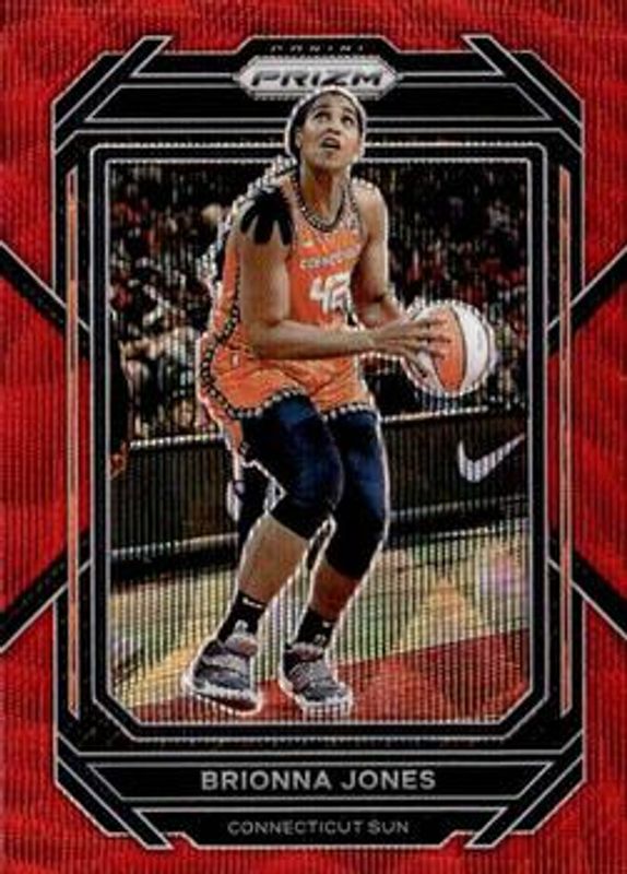 Brionna Jones 2023 Prizm WNBA #47 Ruby Wave RAW