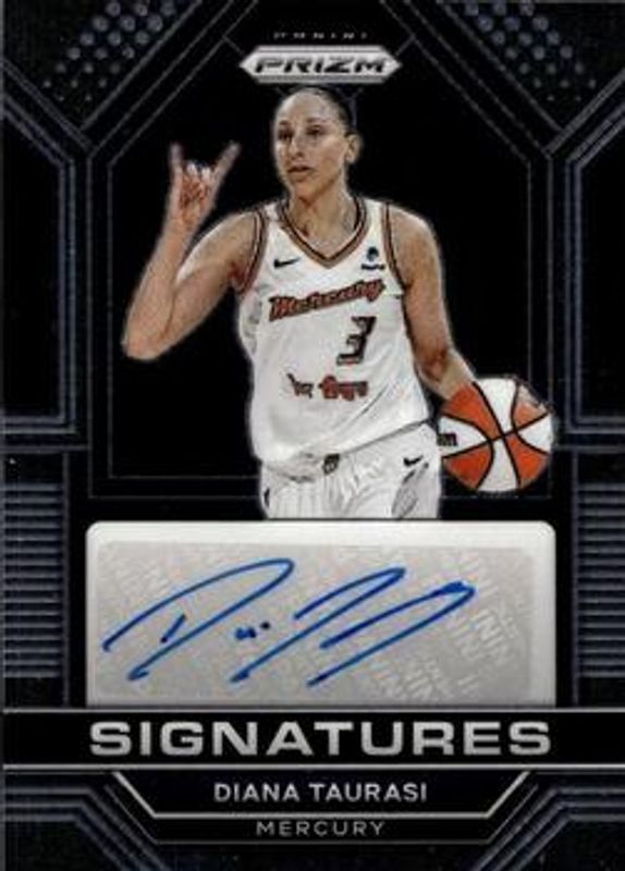 Diana Taurasi 2023 Prizm WNBA #SG-DTR Signatures RAW