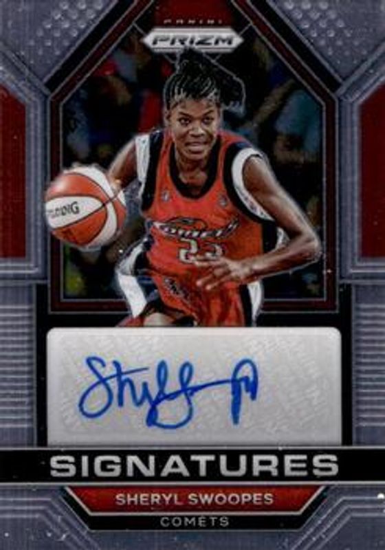 Sheryl Swoopes 2023 Prizm WNBA #SG-SHW Signatures RAW