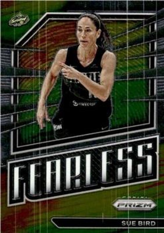 Sue Bird 2023 Prizm WNBA #10 Fearless RAW