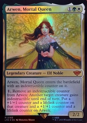 サージFOIL 拡張アート Arwen, Mortal Queen 2枚セット Arwen, Mortal Queen (Extended Art) • The Lord of the Rings