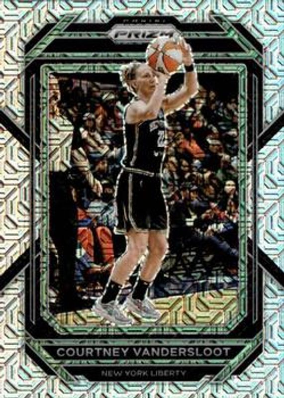 Courtney Vandersloot 2023 Prizm WNBA #9 Mojo /25 RAW