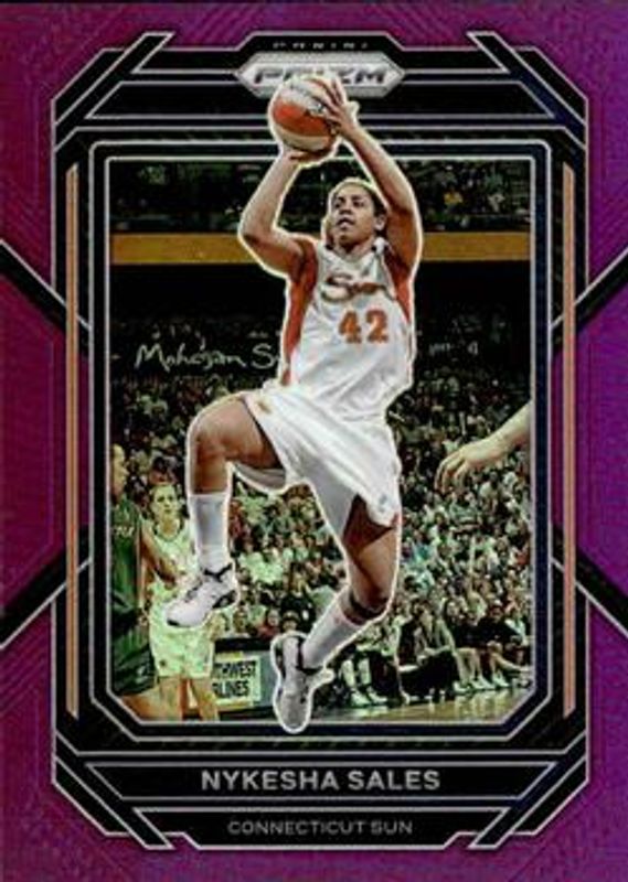 Nykesha Sales 2023 Prizm WNBA #48 Purple /149 RAW