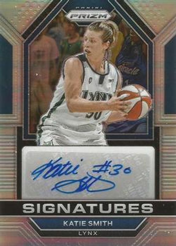 Katie Smith 2023 Prizm WNBA #SG-KSM Signatures - Silver RAW