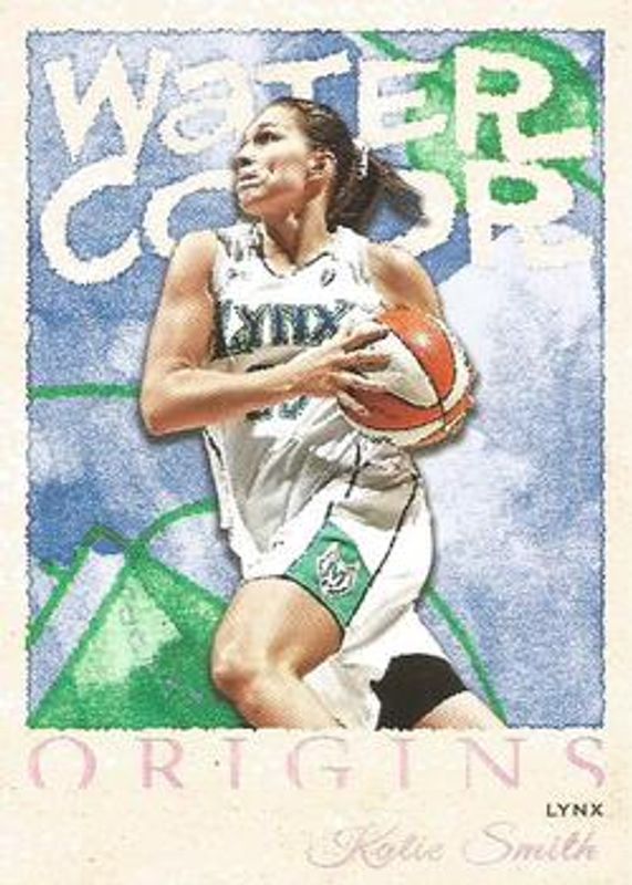 Katie Smith 2023 Origins WNBA #9 Water Color RAW