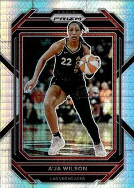 A'ja Wilson 2023 Prizm WNBA #25 Hyper RAW