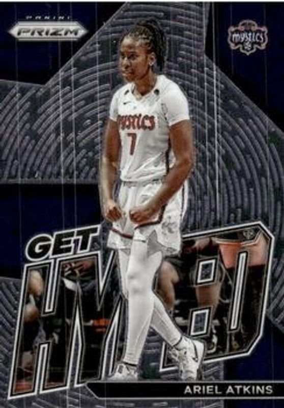 Ariel Atkins 2023 Prizm WNBA #4 Get Hyped RAW