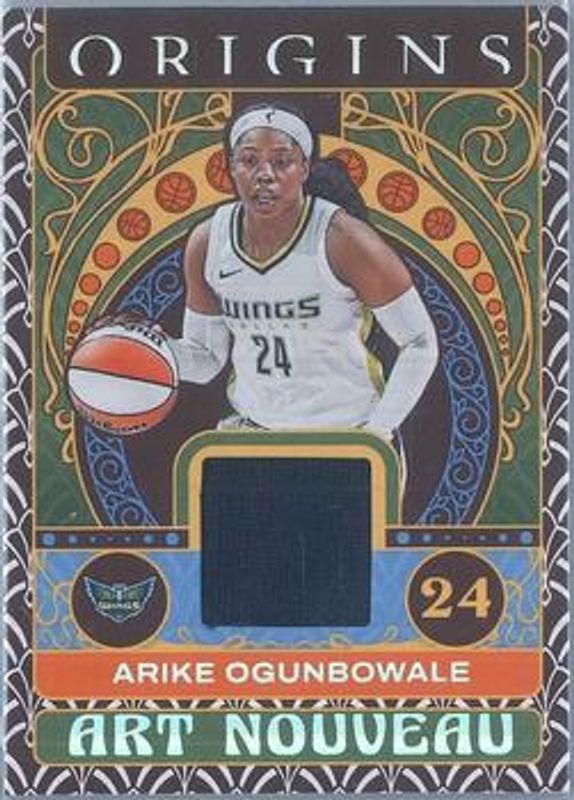Arike Ogunbowale 2023 Origins WNBA #AN-ARK Art Nouveau Memorabilia RAW