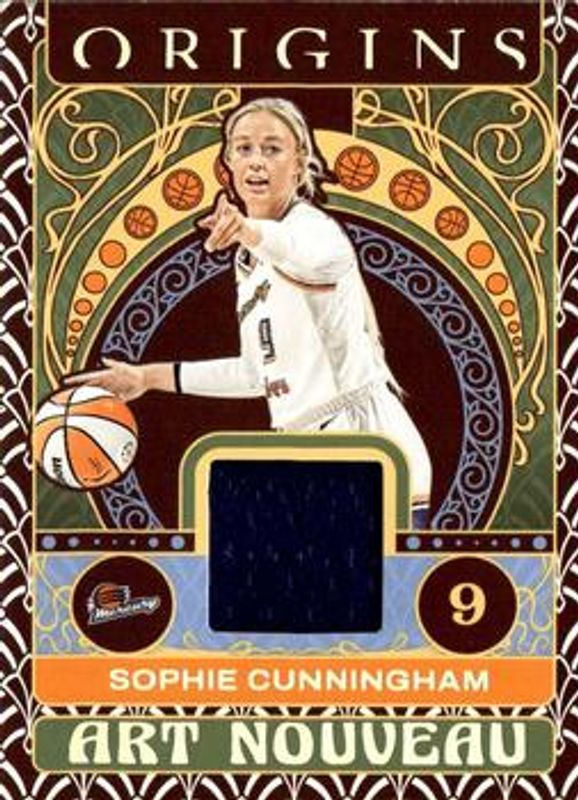 Sophie Cunningham 2023 Origins WNBA #AN-SCH Art Nouveau Memorabilia RAW