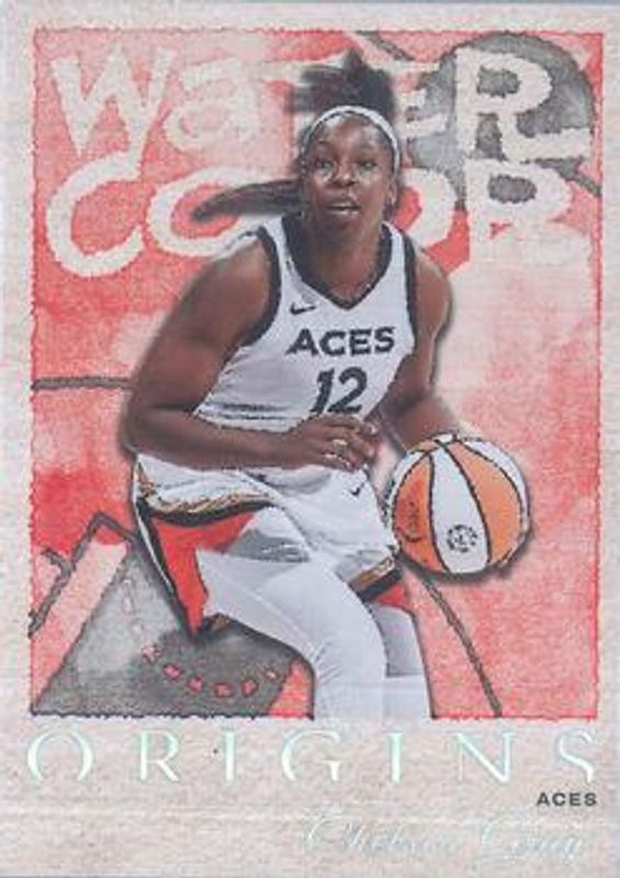 Chelsea Gray 2023 Origins WNBA #3 Water Color RAW