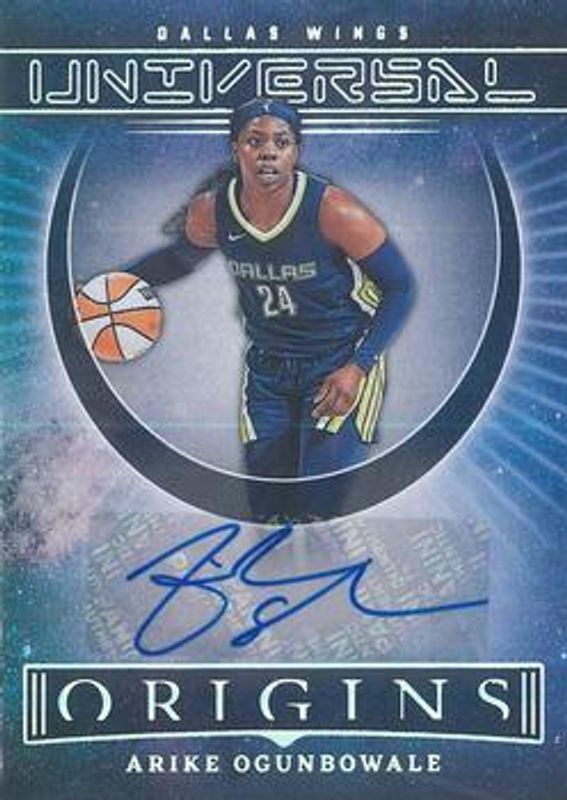 Arike Ogunbowale 2023 Origins WNBA #UA-ARK Universal Autographs RAW