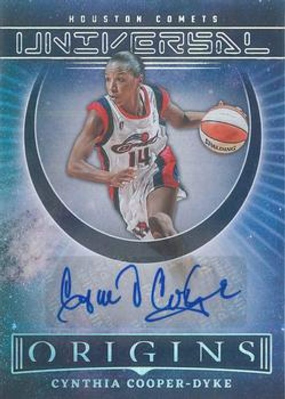 Cynthia Cooper-Dyke 2023 Origins WNBA #UA-CCD Universal Autographs RAW