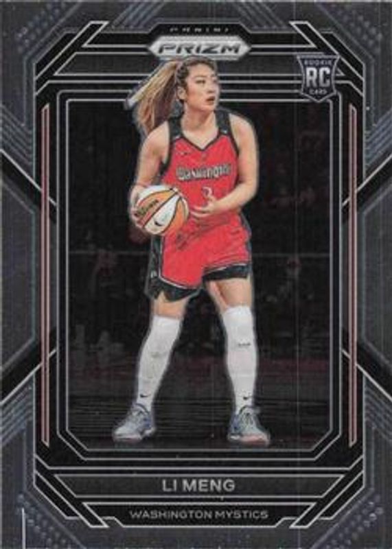 Li Meng 2023 Prizm WNBA #132 Base Rookie RAW