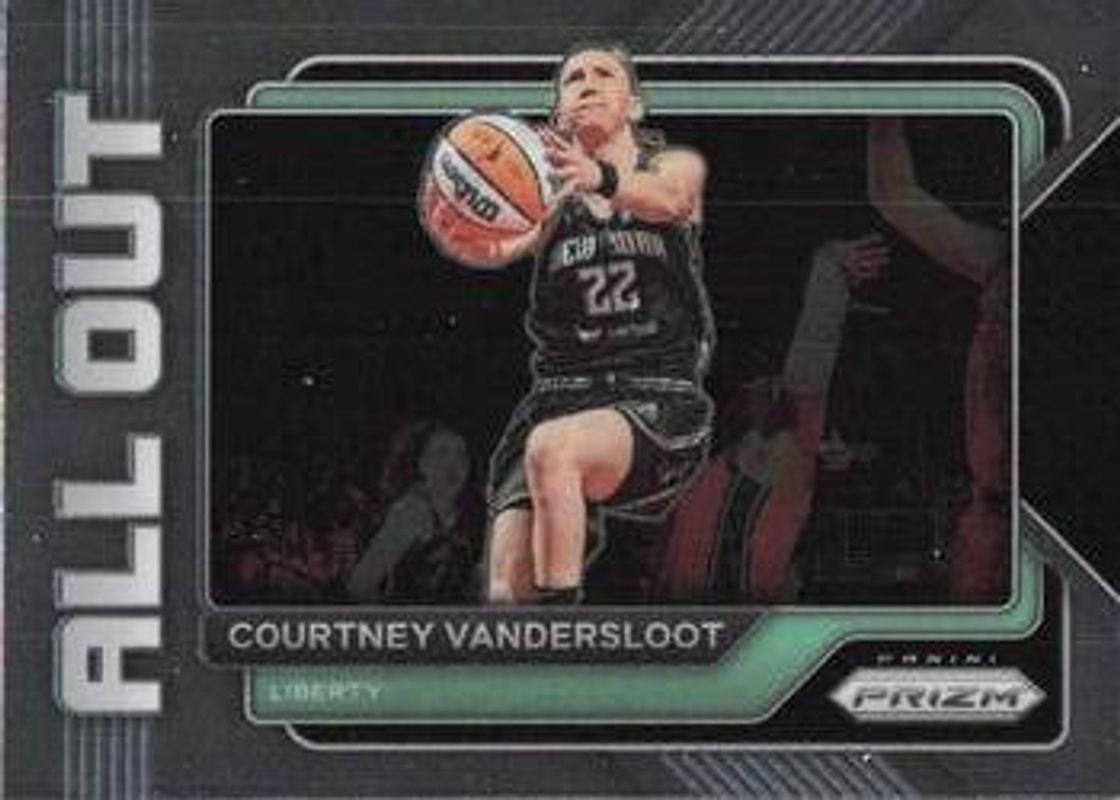 Courtney Vandersloot 2023 Prizm WNBA #2 All Out RAW