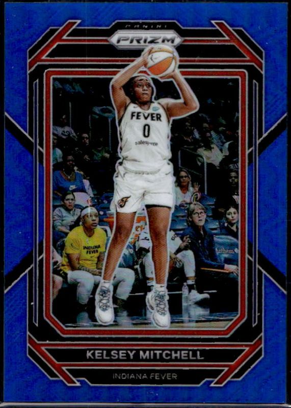 Kelsey Mitchell 2023 Prizm WNBA #123 Blue /175 RAW