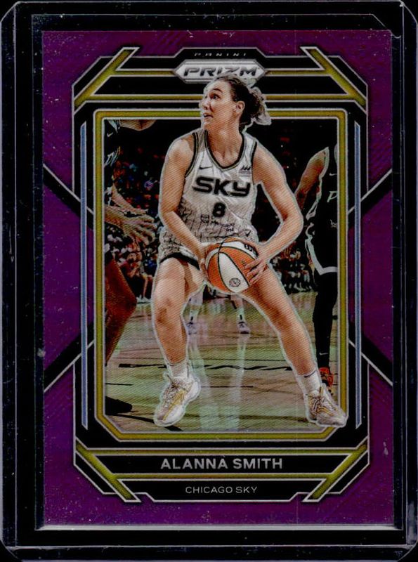 Alanna Smith 2023 Prizm WNBA #24 Purple /149 RAW