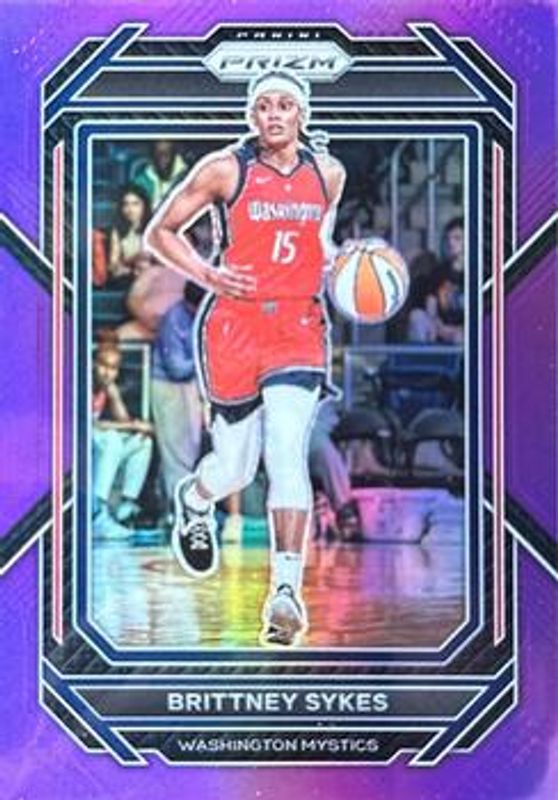 Brittney Sykes 2023 Prizm WNBA #67 Purple /149 RAW