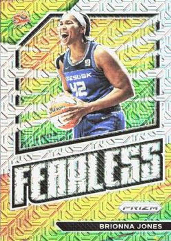 Brionna Jones 2023 Prizm WNBA #1 Fearless - Mojo /25 RAW