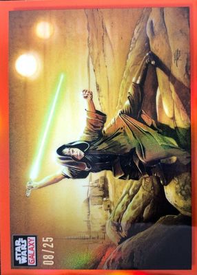 2023 Topps Chrome Star Wars Galaxy #52 Orange Refractor /25